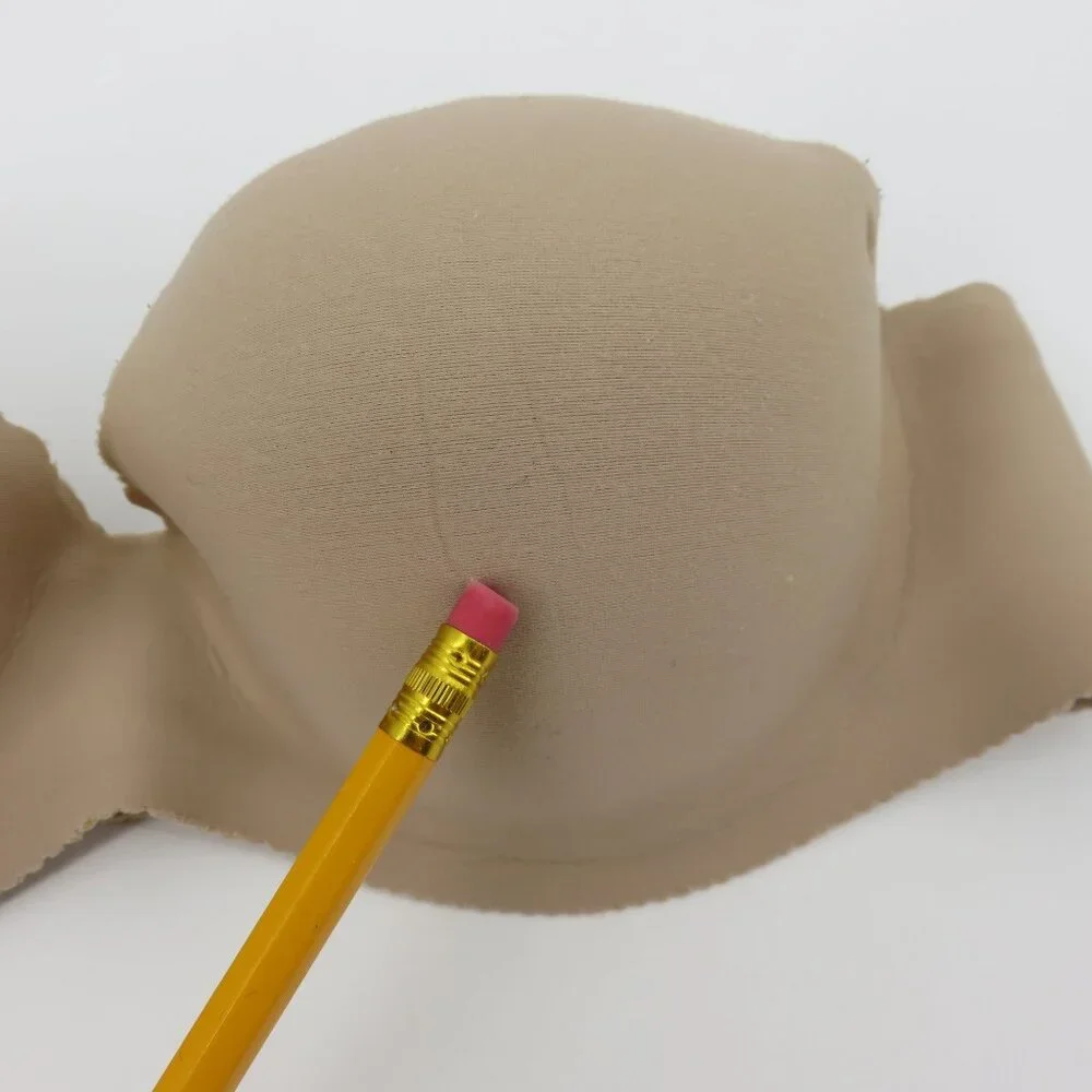 Victorias Secret 32B Bra Angels Secret Embrace Beige Underwire Padded Strapless - Picture 6 of 15